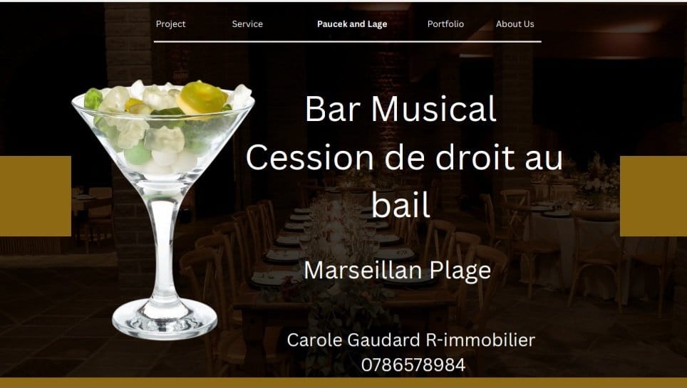 Local Commercial Marseillan plage